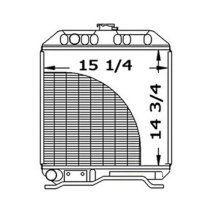 Radiator 17367-72060 for Kubota L2650 L2950