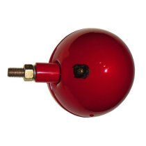 Complete Headlight Assembly Red 6V Fits International Harvester