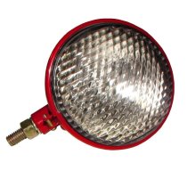 Complete Headlight Assembly Red 6V Fits International Harvester