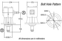 Gearbox, LF-140J with Splined input shaft U914081100 826-358C