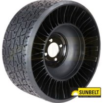 18x8.5N10 XL X-Tweel Turf Black Tire - 4 LUG fits Deere Scag Toro Sears