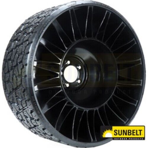 24x12N12 X-Tweel, 0.67" Offset Black Tire - 5 Lug